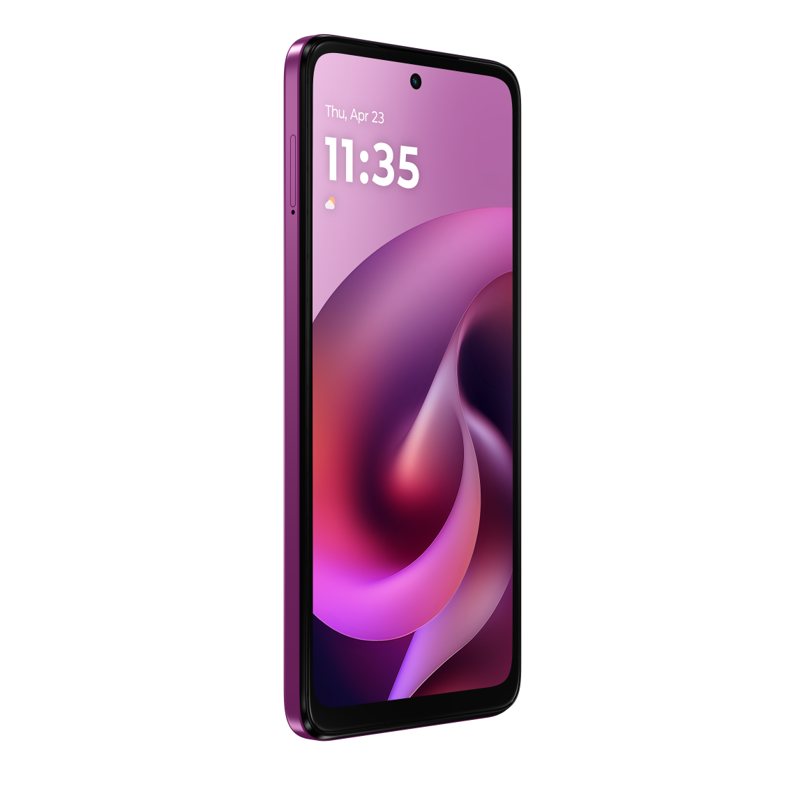 moto g 2026 Dyn Face avant gauche PANTONE Cattleya Orchid