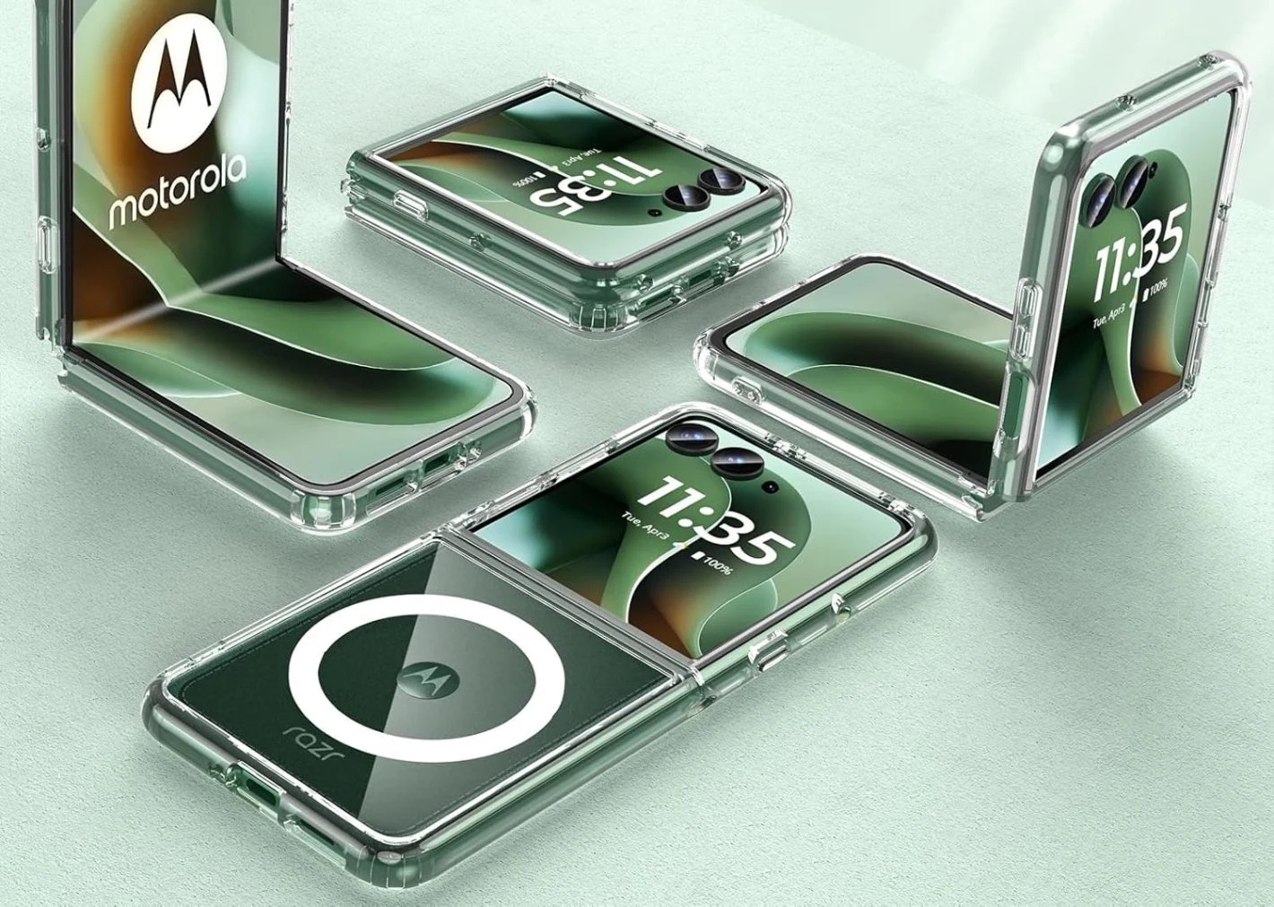 Étui transparent magnétique Fin2feel, meilleurs cas