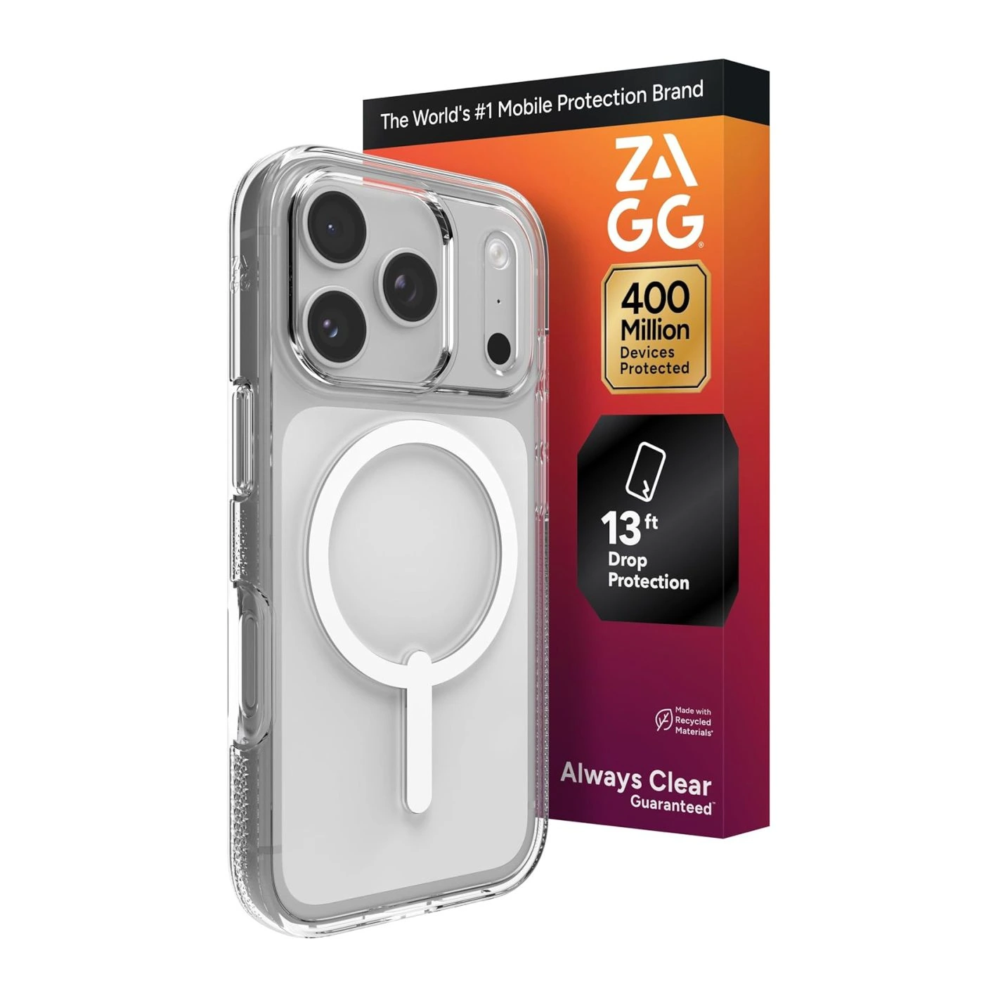 Coque iPhone 17 Pro ZAGG Crystal Palace Lite