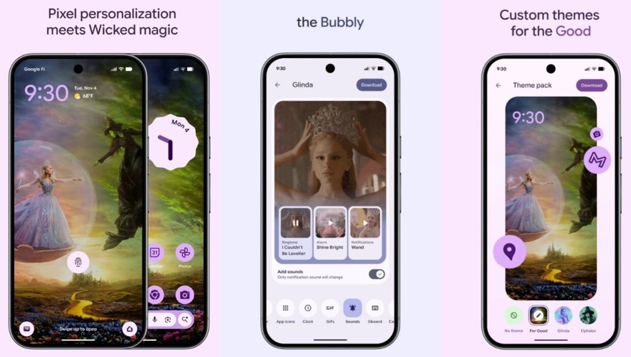 Les téléphones Google Pixel bénéficient de thèmes en un seul clic pour ...