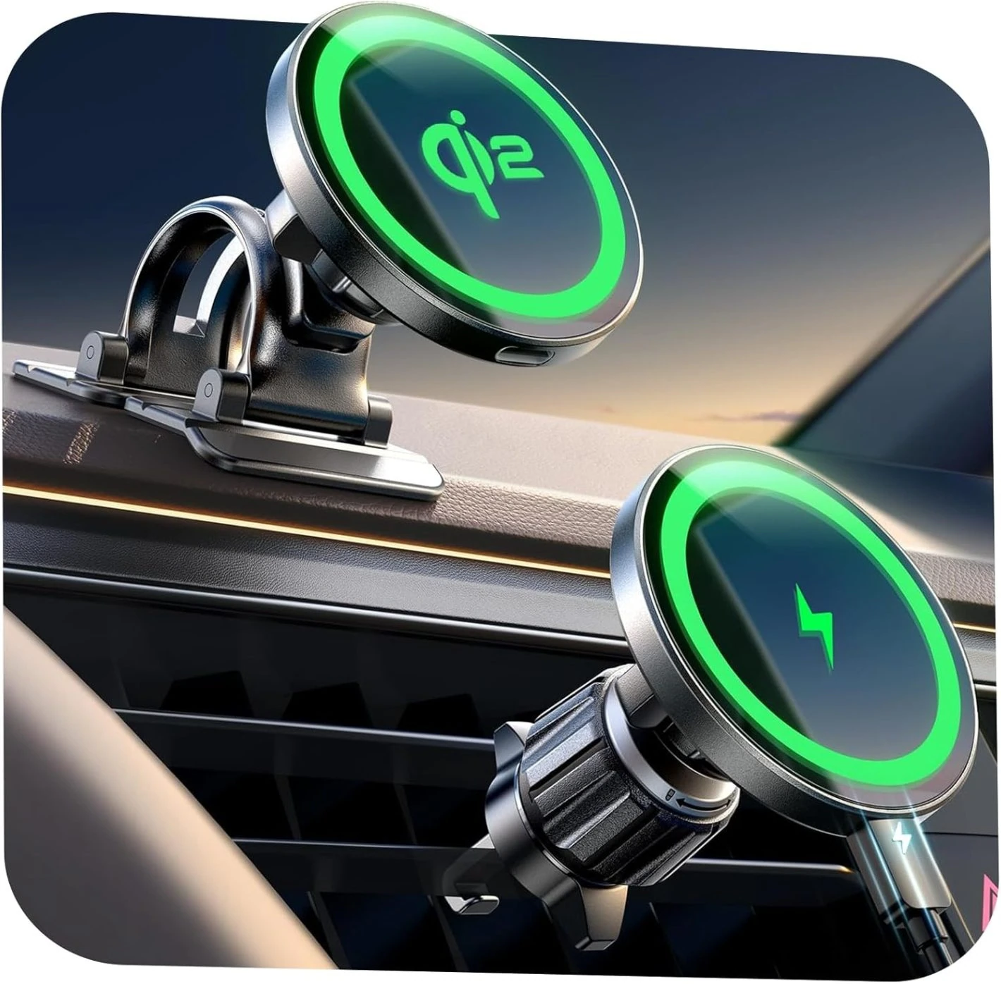 Chargeur de voiture magnétique LISEN Qi2