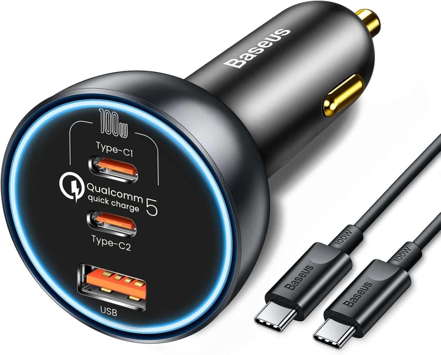 Chargeur de voiture multiport Baseus 160W