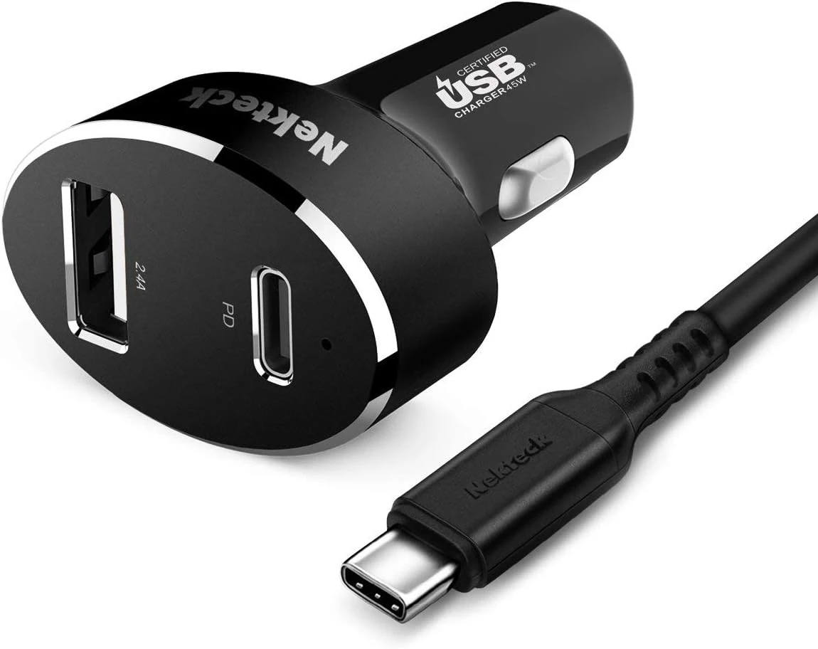 Chargeur de voiture USB C Nekteck 45 W avec câble