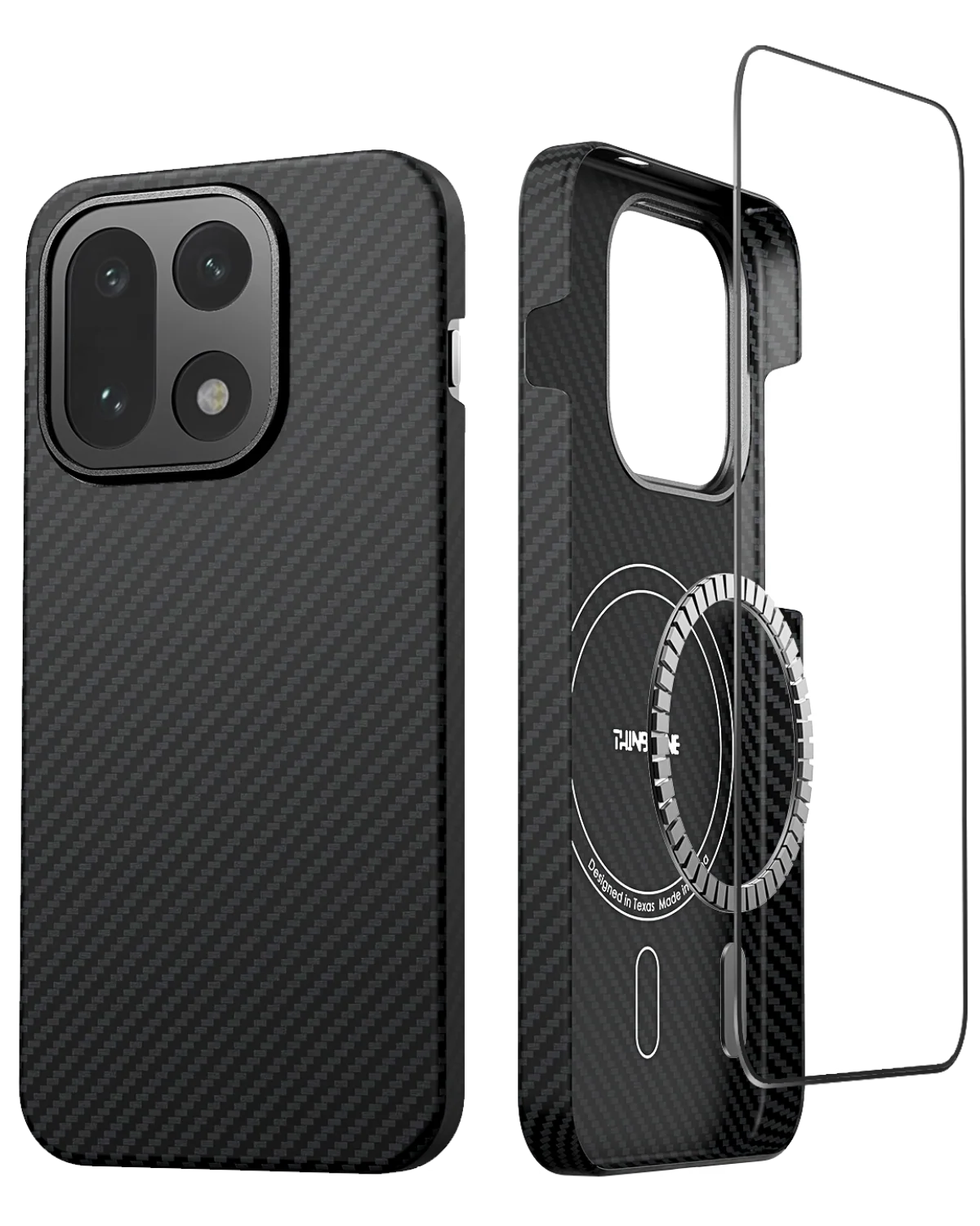 Coque OnePlus 15 Thinborne 600D en fibre d'aramide