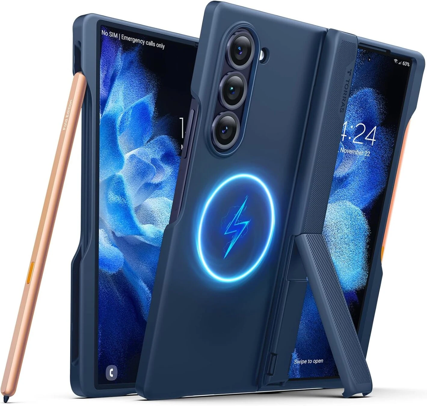 Étui avec support magnétique TORRAS pour Galaxy Z Fold 6
