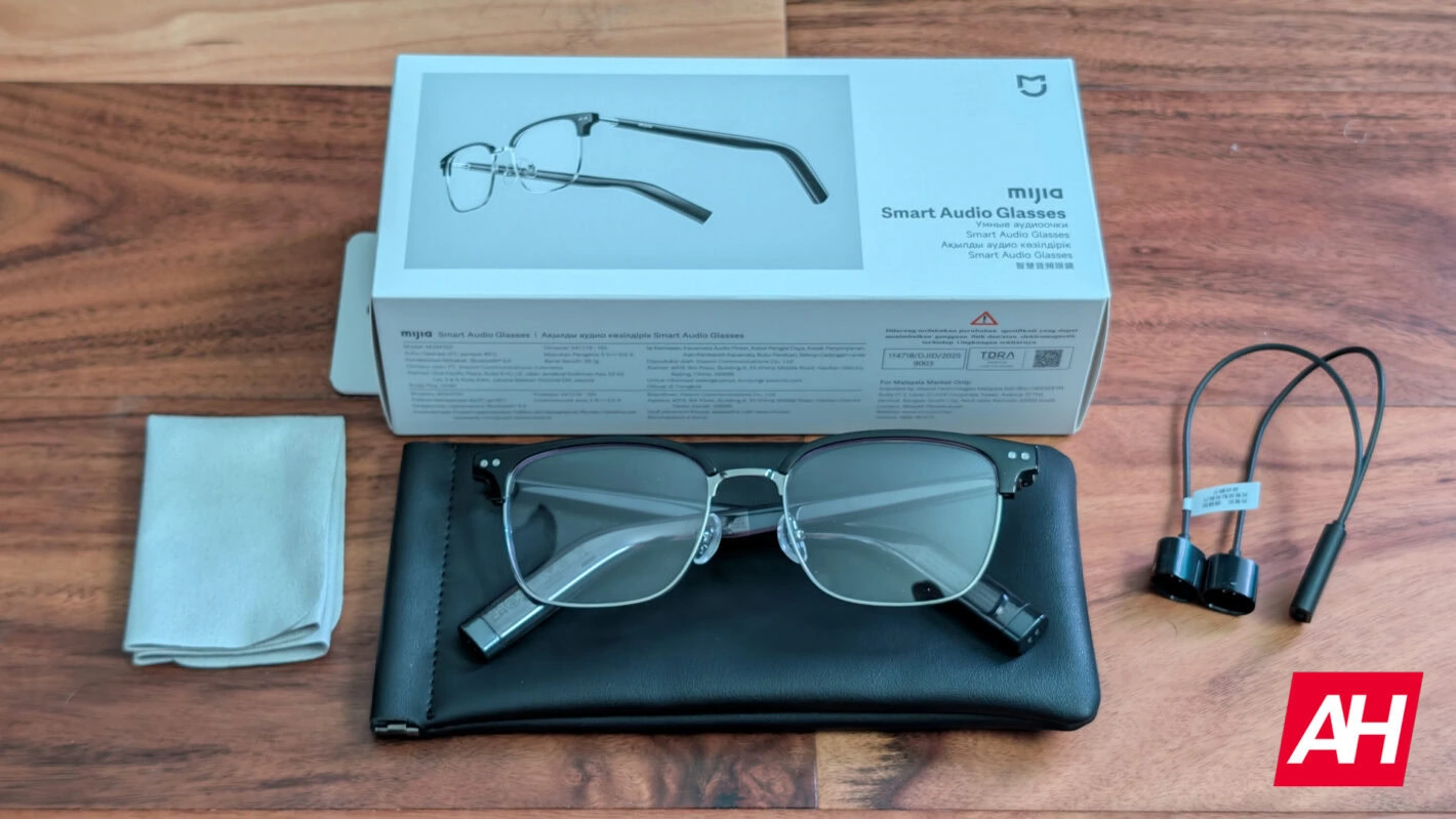 Examen des lunettes audio intelligentes AH Xiaomi Mijia 04