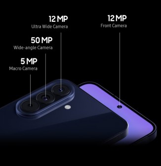 Spécifications de l’appareil photo : Galaxy A57