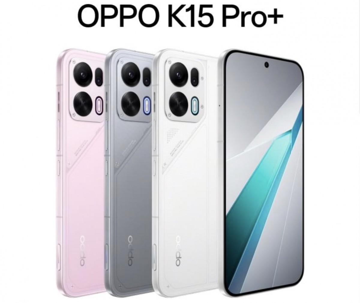 Les spécifications des Oppo K15 Pro et K15 Pro+ révélées avant le lancement