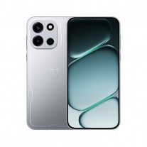 OnePlus Nord 6 en Fresh Mint (à gauche), Pitch Black (au centre) et Quick Silver (à droite)