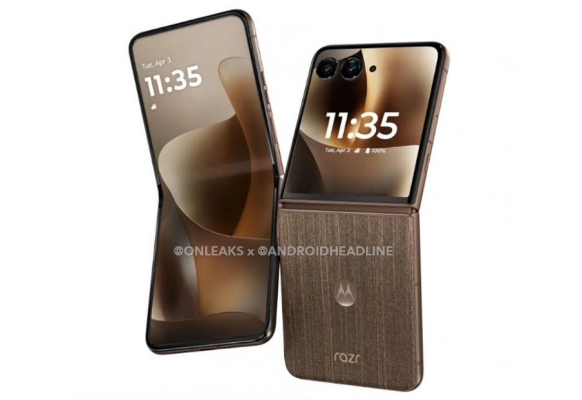 Les nouveaux rendus de presse du Motorola Razr 70 Ultra sont ici