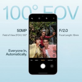 F33 Pro dispose d'une caméra selfie 50MP avec un FOV de 100°