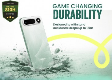 Tecno Pop X 5G est classé IP64 Pro et possède la certification MIL-STD-810H