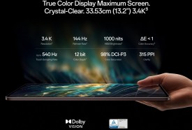 OnePlus Pad 4 sera livré avec un écran de résolution 3,4K, huit haut-parleurs haute fidélité