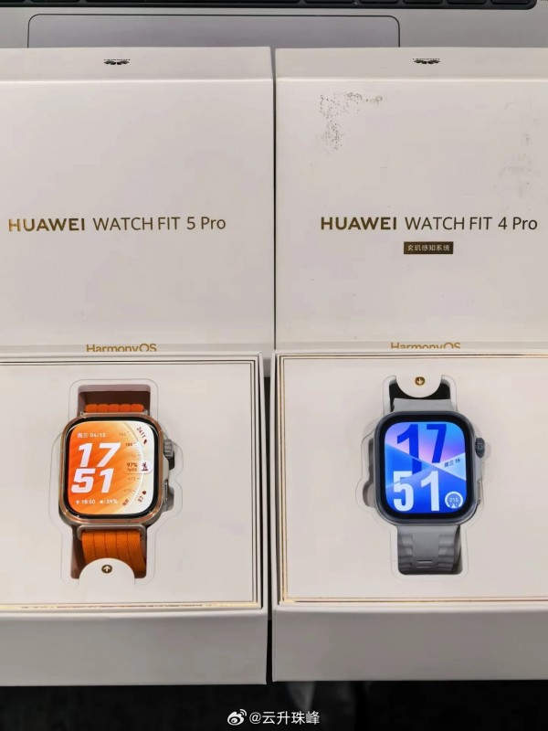 Huawei Watch Fit 5 Pro contre Montre Fit 4 Pro