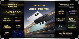 Poco X8 Pro et X8 Pro Max en un coup d'œil