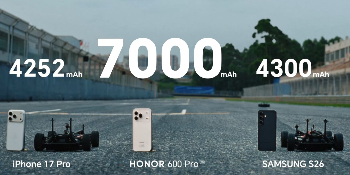 Le Honor 600 bat l’iPhone 17 Pro et le Galaxy S26 lors d’un test de batterie inhabituel 