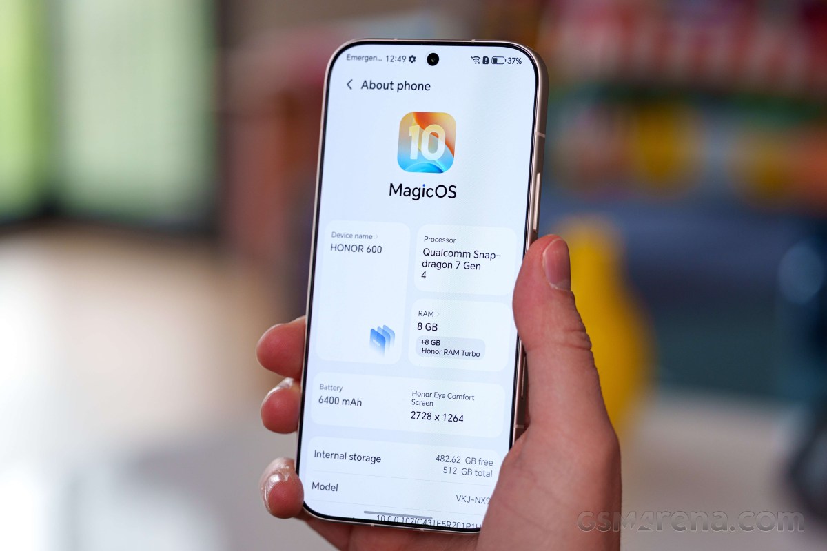 Honor 600 en cours d'examen