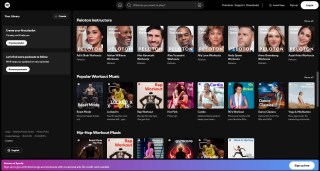 Le nouveau hub Fitness de Spotify
