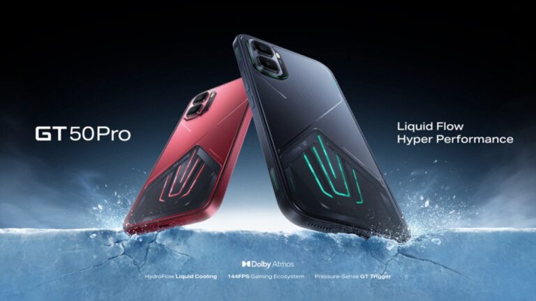 Infinix GT 50 Pro arrive avec un refroidissement liquide HydroFlow, des gâchettes d&rsquo;épaule à double pression et Dimensity 8400