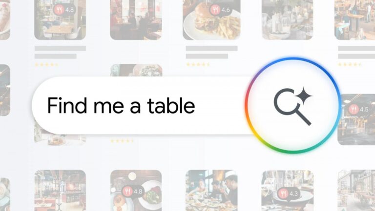 Le mode IA dans la recherche Google vous aide désormais à réserver des restaurants au Royaume-Uni