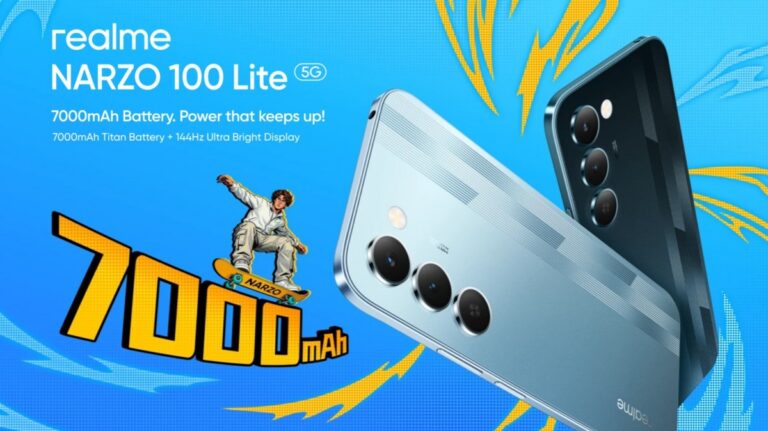 Realme Narzo 100 Lite annoncé avec un écran 144 Hz et une batterie de 7 000 mAh