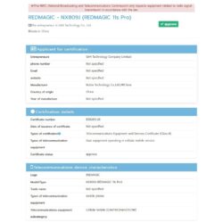 RedMagic 11s Pro arrive, révèle la certification