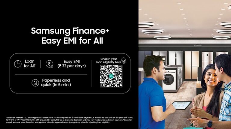 Samsung India étend ses plans Finance+ pour inclure les appareils électroménagers