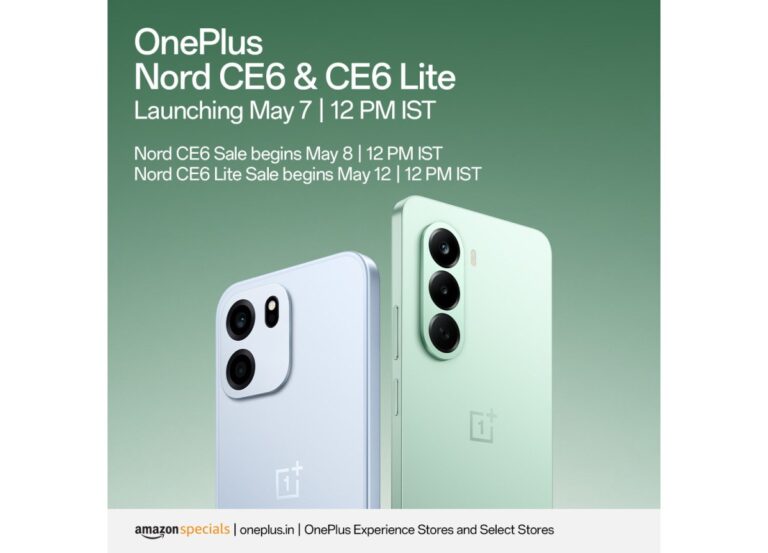 Voici quand les OnePlus Nord CE6 et OnePlus Nord CE6 Lite seront mis en vente