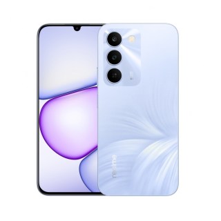 Realme C100 en vert germé et violet fleuri
