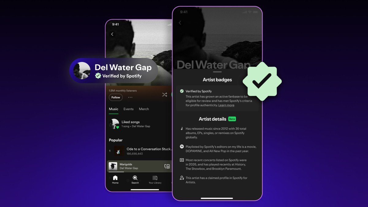 Spotify commence à vérifier les artistes non-IA et ajoute plus de détails sur tous les artistes
