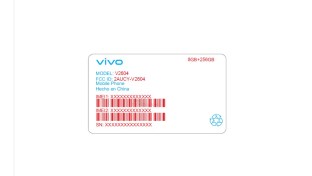 Documents de certification vivo V70 Lite 4G
