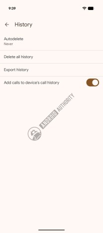 Fonctionnalité de comptes d'appel dans l'application Phone by Google (crédit : AndroidAuthority)