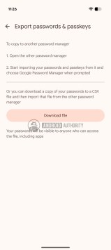 Migration du mot de passe Google Password Manager