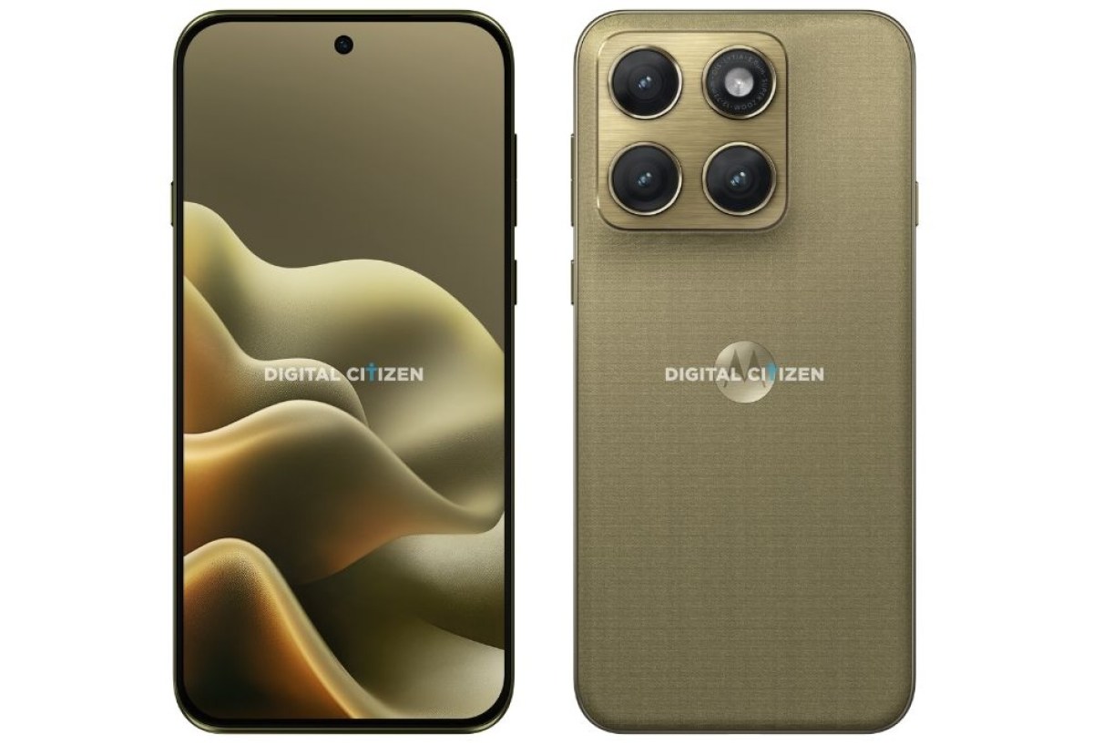 Motorola Edge (2026) vu avec un écran plat, trois caméras arrière dans des rendus divulgués