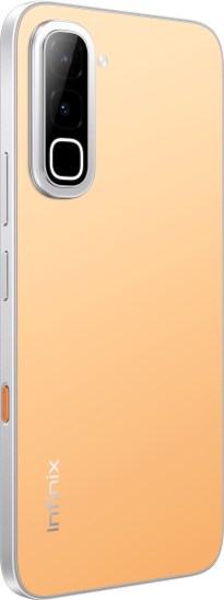 La couleur de l'Infinix Hot 70 Thermo Orange change en arrière