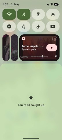 Nouveau sélecteur d'applications multimédias dans Android 17