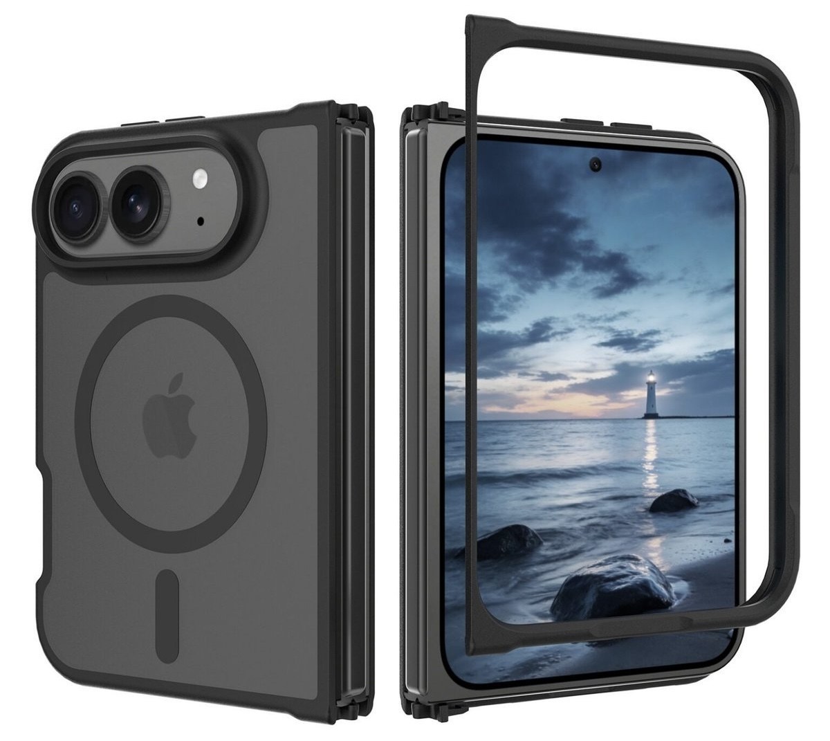 La fuite du boîtier pliable pour iPhone Ultra révèle le design et la configuration de la double caméra