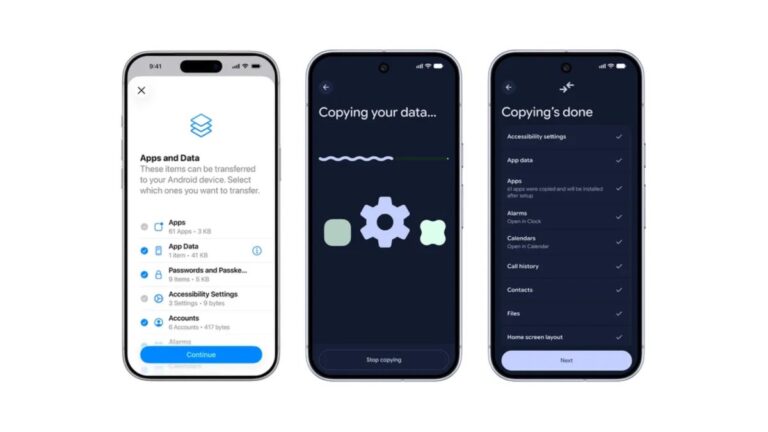 Google et Apple facilitent le passage d&rsquo;iOS à Android