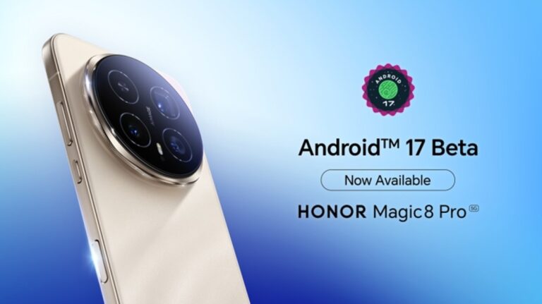 Honor Magic8 Pro fait désormais partie du programme bêta d&rsquo;Android 17