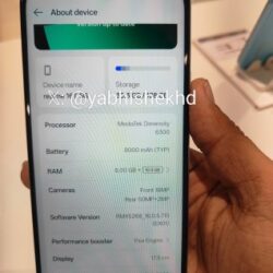 Les prix du Realme 16T fuient avec une image en direct