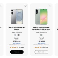 Samsung commence à vendre des smartphones officiellement reconditionnés en Inde