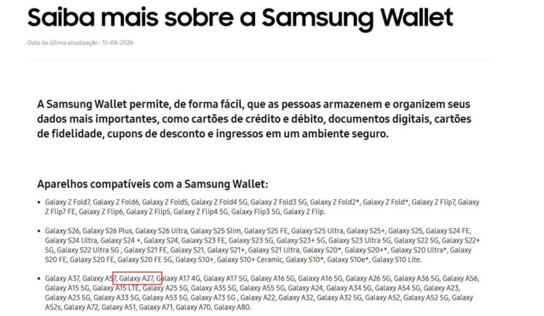 Samsung confirme le Galaxy A27
