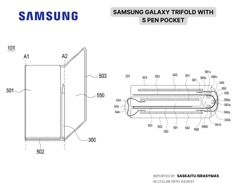 Samsung pourrait apporter un S Pen intégré à ses futurs triples