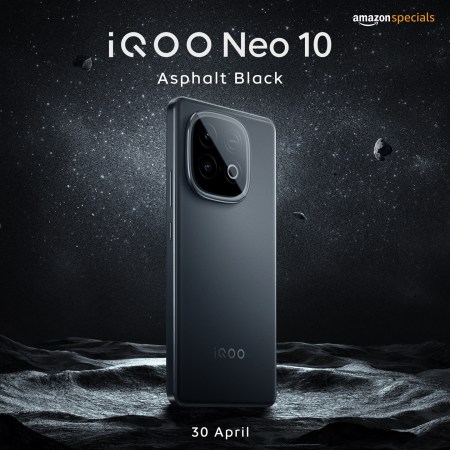 iQOO Neo 10 présenté dans la nouvelle couleur Asphalt Black