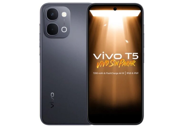 vivo T5 fait ses débuts tranquillement avec une batterie de 7 200 mAh, indice IP69