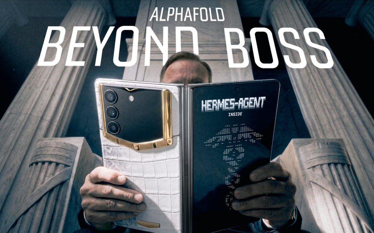 Vertu dévoile AlphaFold, son premier livre pliable et se vante de son agent Hermes AI