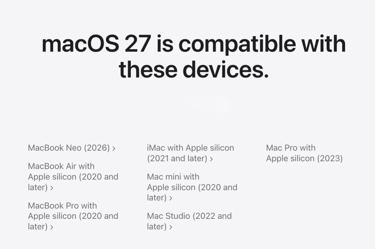 macOS 27 Golden Gate arrive avec Siri AI et cadran Liquid Glass