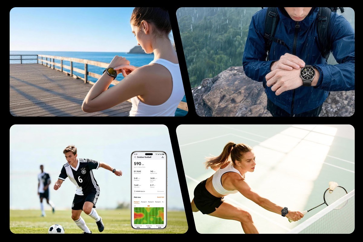 La Honor Watch 6 dispose de fonctionnalités avancées de suivi de la santé et de sport