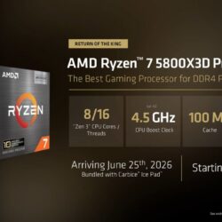 AMD revisite d&rsquo;anciens produits au Computex 2026 avec 5800X3D, 7700X3D et RX 9070 GRE