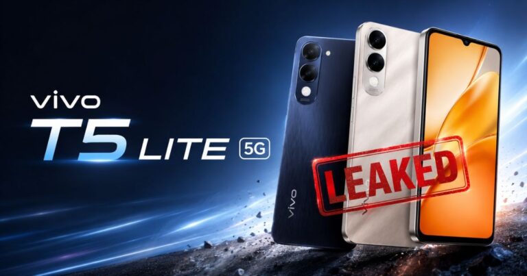 Fuite des spécifications du Vivo T5 Lite